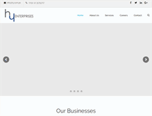 Tablet Screenshot of hy.com.pk